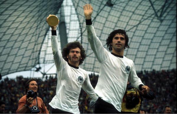 Gerd Müller and Paul Breitner, WK Final 1974